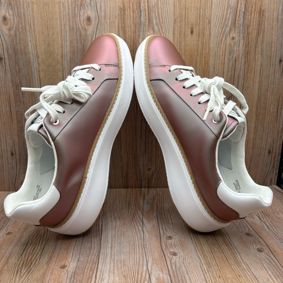 Cole Haan GrandPro Topspin Womens Shoes Sz 7B Multi Iridescent Ivory Sneakers - Picture 6 of 8